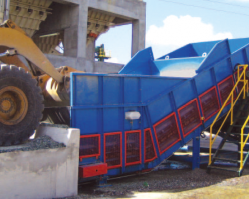 وحدة تغذية سطح المواد المتنقلة